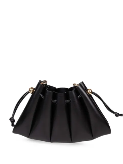 Themoirè Calipso accordion-design tote bag Black 261WTMC