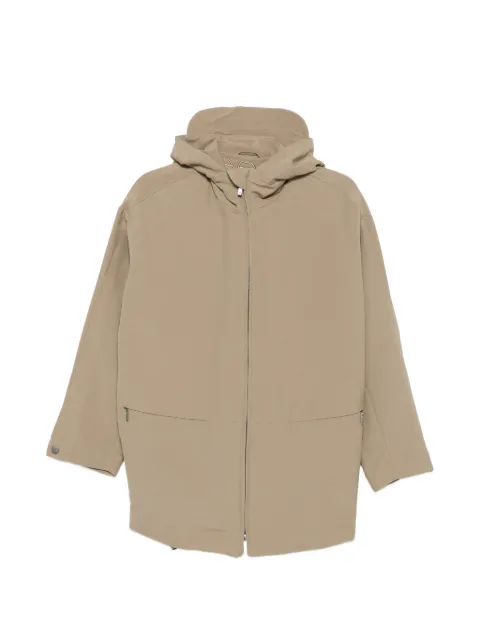 Emporio Armani hooded drawstring parka Neutrals EW004267AF24394U6087