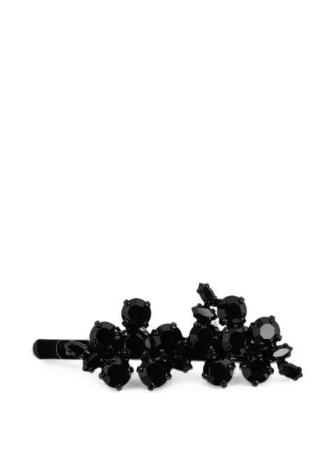 Simone Rocha mini Hellebore flower hair clip Black CLP550907