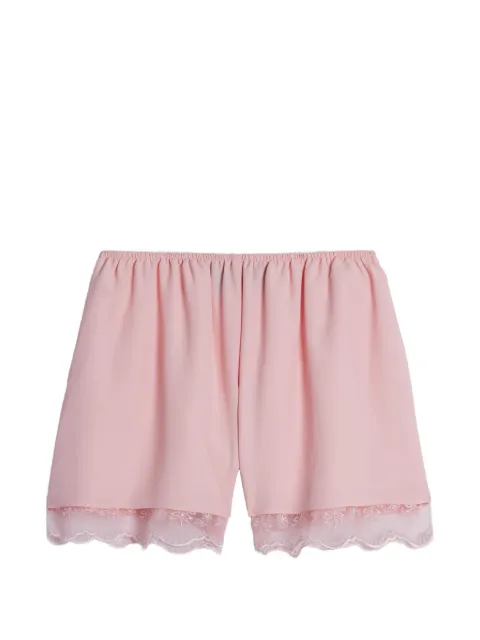 Simone Rocha lace-trim shorts Pink 4230T0514