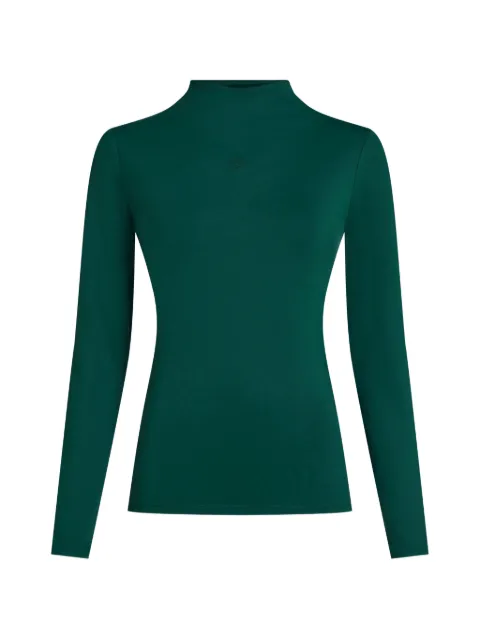 Karl Lagerfeld mock-neck long-sleeved top Green B4W17043418