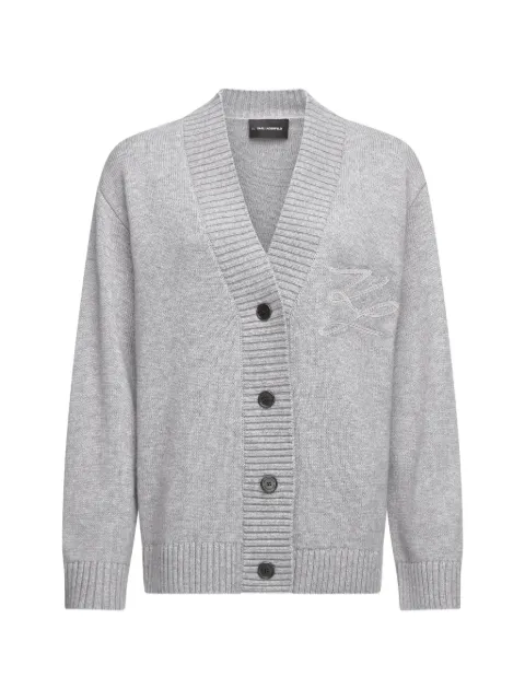 Karl Lagerfeld soutache cardigan Grey B4W18032257