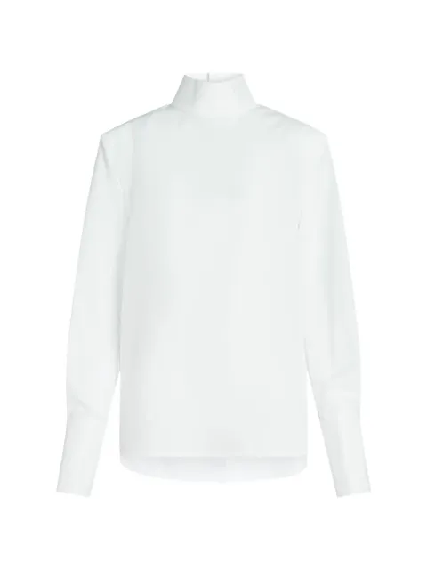 Karl Lagerfeld high-neck blouse White B4W11025100