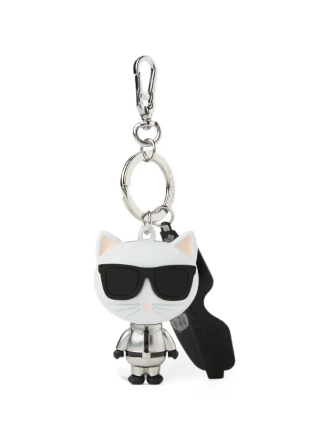 Karl Lagerfeld Ikon Choupette skis keychain White B4W50057900