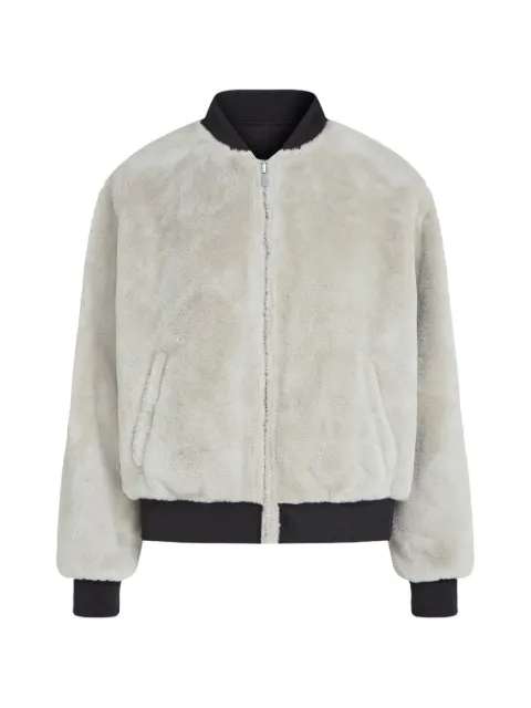 Karl Lagerfeld Jeans reversible faux-fur bomber jacket Neutrals B4W150262OO