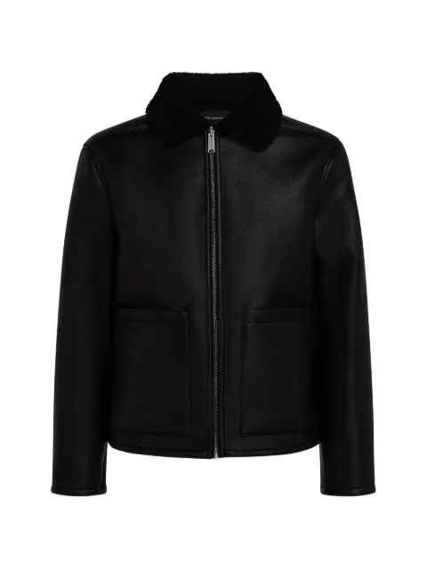 Karl Lagerfeld faux-shearling reversible jacket Black B4M15048999