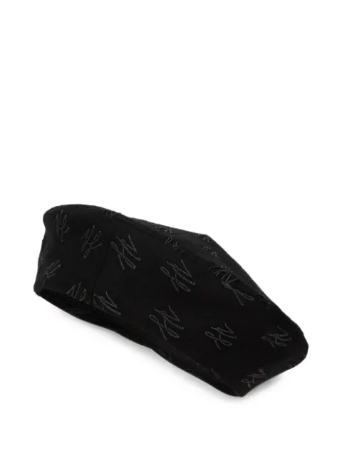 Karl Lagerfeld K/Autograph glitter beret Black B4W33005999