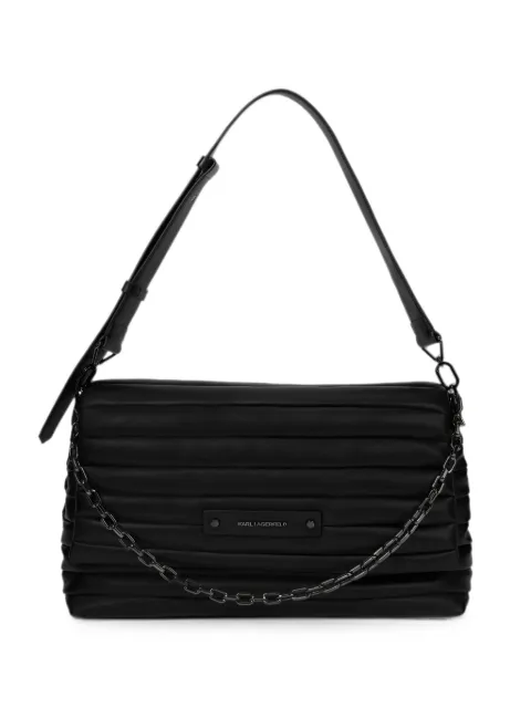 Karl Lagerfeld medium K/Essential plie flap shoulder bag Black B4W303151AU