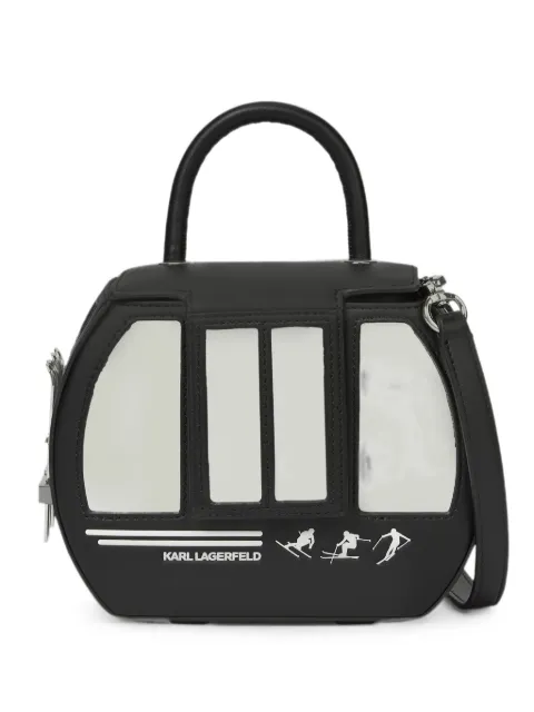 Karl Lagerfeld Ikon gondola top-handle bag Black B4W30122999