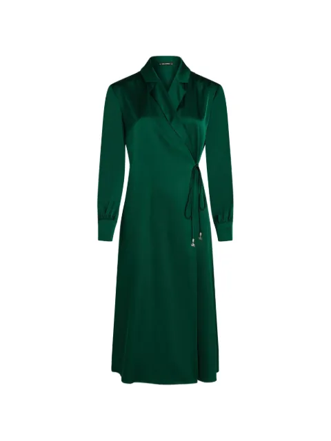 Karl Lagerfeld satin-finish wrap dress Green B4W13009418