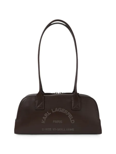Karl Lagerfeld small K/Daily elongated zip shoulder bag Brown B4W30060451