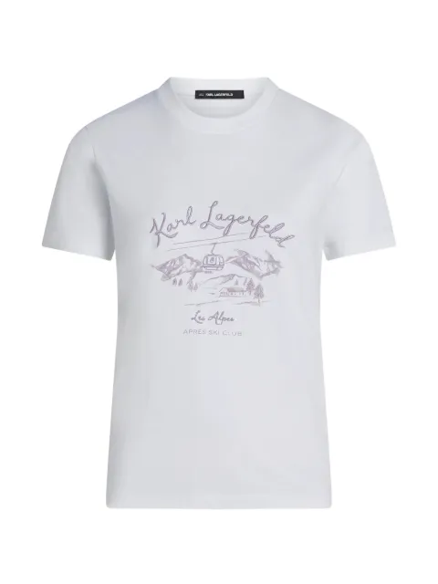 Karl Lagerfeld Après Ski Club T-shirt White B4W17039100