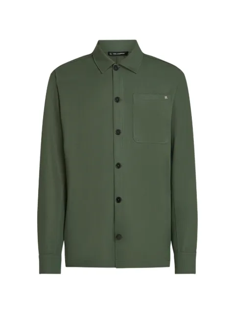 Karl Lagerfeld buttoned overshirt Green B4M16011158