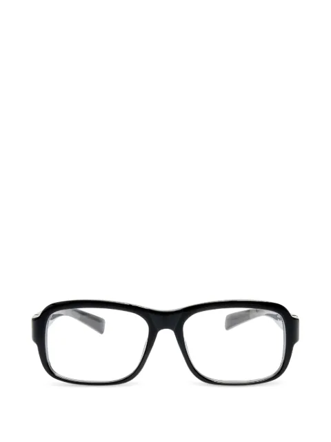 Jacquemus rectangle-frame glasses Black JAC145