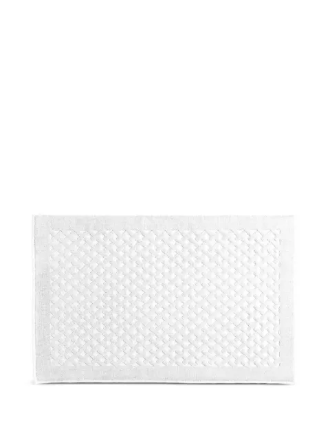 CU I SEEYOU basket-weave bath mat White TAPPETO001