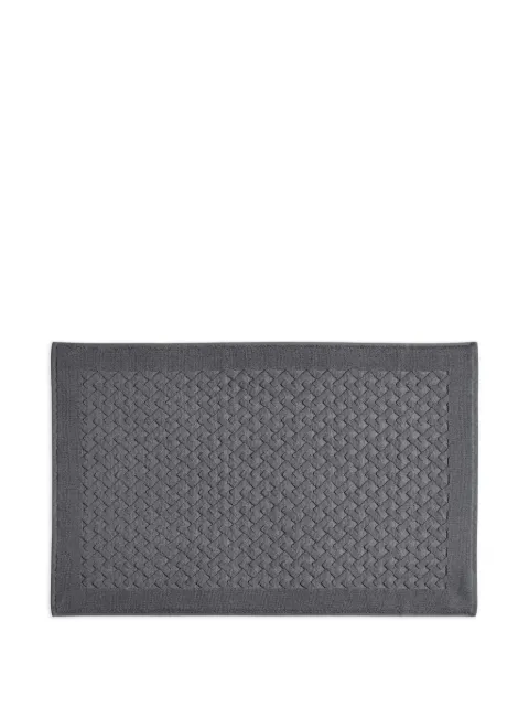 CU I SEEYOU basket-weave bath mat Grey TAPPETO021