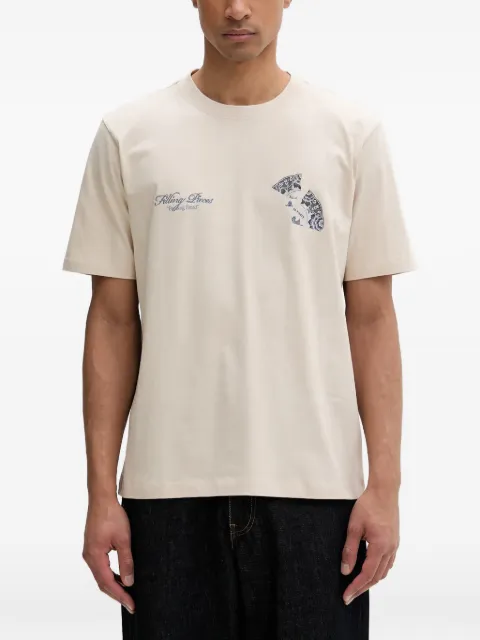 Filling Pieces graphic-print T-shirt Pink 412620500321