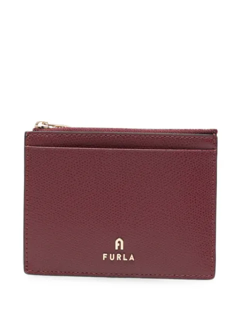Furla L Camelia logo-plaque card holder Red WP00407ARE000