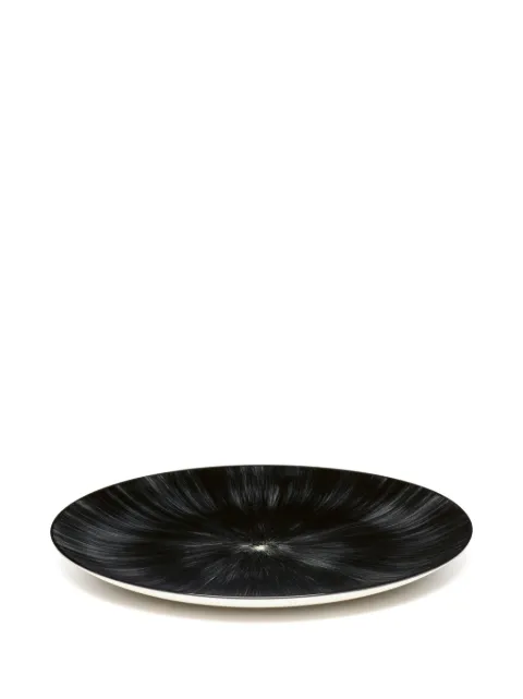 Serax radial-patterned plates (set of two) Black B4019328