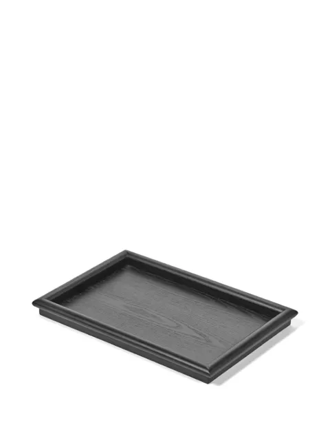 Serax Dédé rectangular wood-grain tray Black B0221400