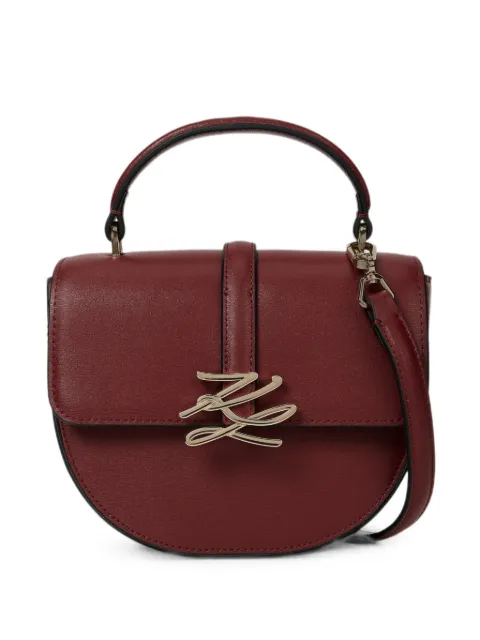 Karl Lagerfeld K/Autograph drop cross body top-handle bag Red B4W300392PW