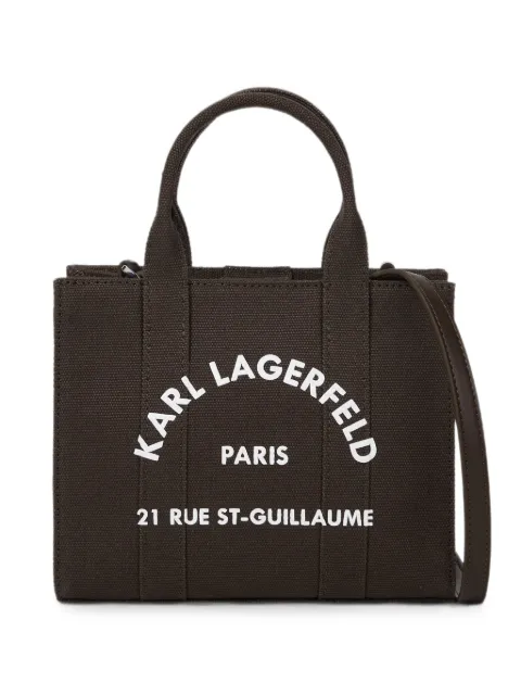 Karl Lagerfeld mini Rue St-Guillaume tote bag Brown A3W50118451