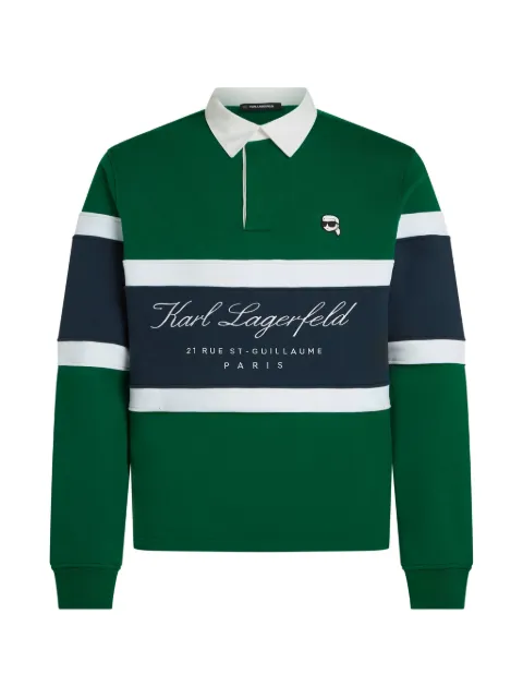 Karl Lagerfeld Ikon polo sweatshirt Green B4M20064655