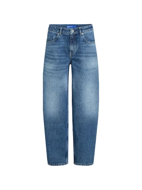 Karl Lagerfeld Jeans mid-rise barrel seamed jeans Blue B4W100221CZ