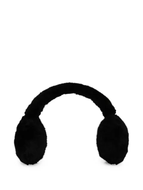 Karl Lagerfeld Ikon fur earmuffs Black B4W33038999