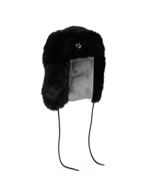 Karl Lagerfeld Jeans logo hat Black B4W33119999