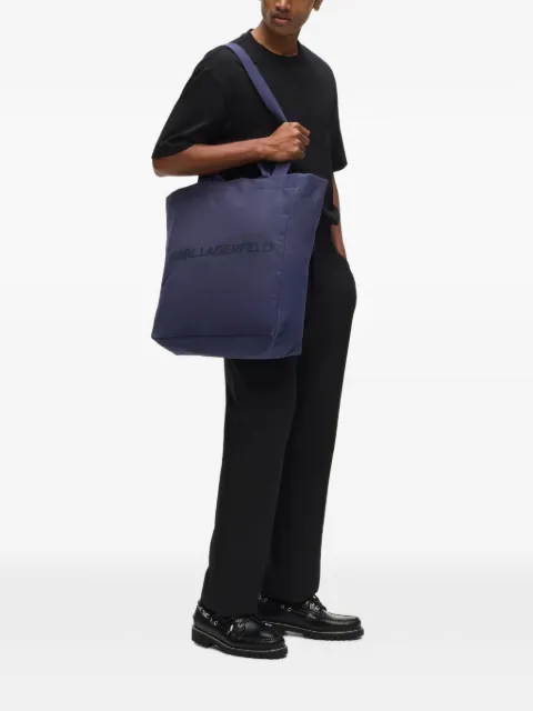 Karl Lagerfeld logo tall tote bag Blue B2M50101393