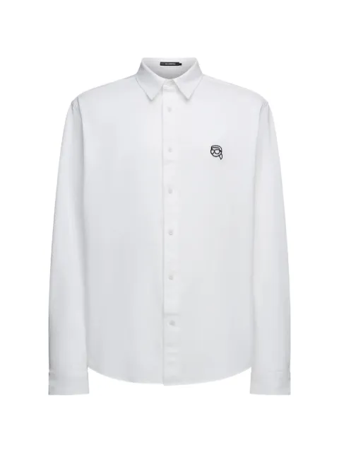 Karl Lagerfeld Ikon buttoned shirt White B4M16028100
