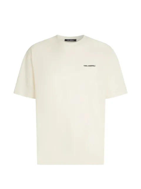 Karl Lagerfeld Rue St-Guillaume relaxed T-shirt Neutrals B3M17049B09