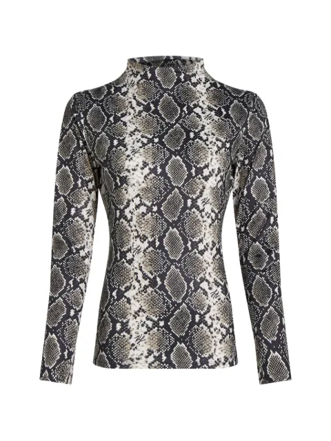 Karl Lagerfeld mock-neck long-sleeved top Black B4W17043C43