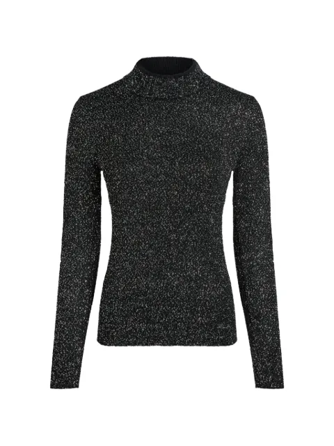 Karl Lagerfeld sequin knitted top Grey B4W180191PI