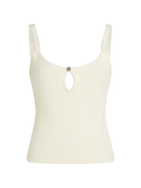 Karl Lagerfeld fluffy loungewear tank top Neutrals B4W44007B09