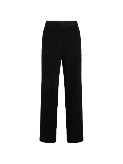 Karl Lagerfeld rhinestone tailored pants Black B4W10064999