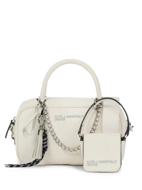 Karl Lagerfeld Jeans charm-embellished tote bag Neutrals B4W30366110