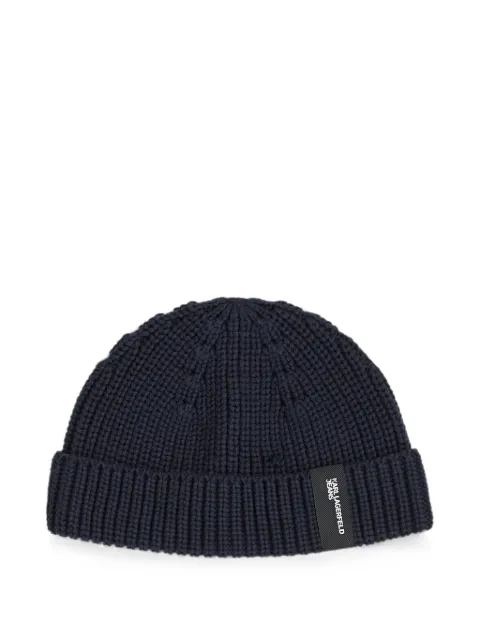 Karl Lagerfeld Jeans docker cotton beanie Blue B1M33060393