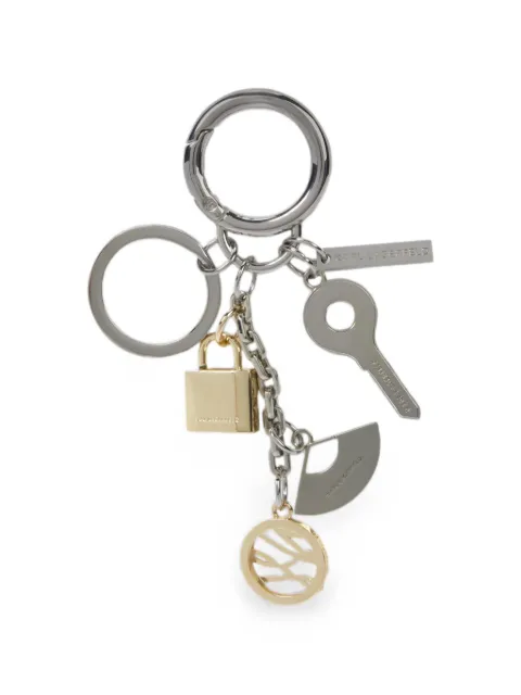 Karl Lagerfeld K/Autograph multi-charm keychain Silver B4W50006900