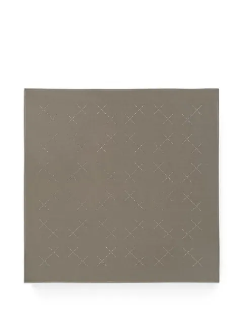 HELIOT EMIL perforated-detail scarf Grey SS2616165LDG23