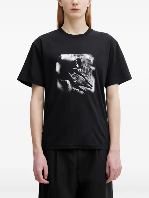 HELIOT EMIL graphic-print T-shirt Black SS26M09170BLK01