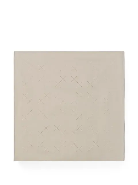 HELIOT EMIL perforated-detail scarf Neutrals SS2616165LST18