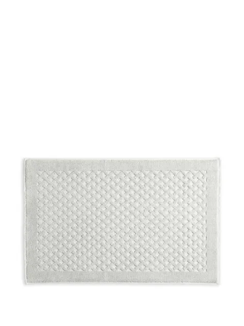 CU I SEEYOU basket-weave bath mat Grey TAPPETO014