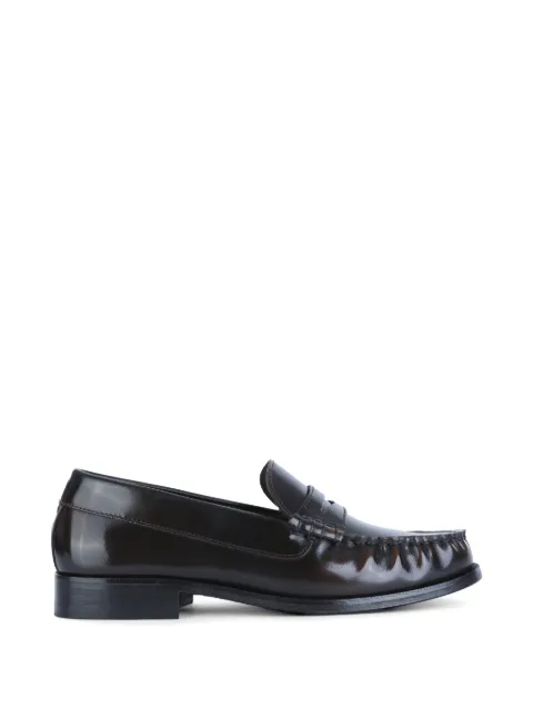 ALOHAS Rivet leather loafers Black S10012501