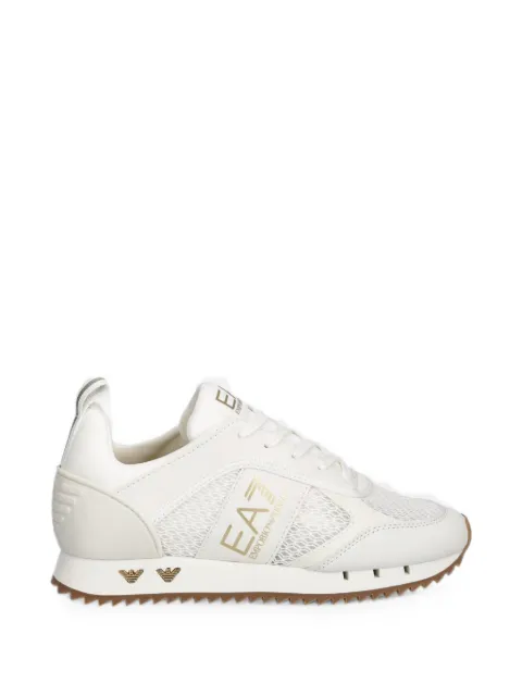 Ea7 Emporio Armani logo-print panelled sneakers White AF186107X000334