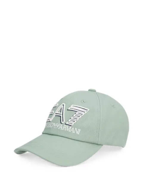 Ea7 Emporio Armani logo-embroidered baseball cap Green 7X000597AF15502