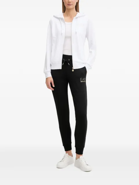 Ea7 Emporio Armani logo-embellished tracksuit White 8NTV51TJ9RZ