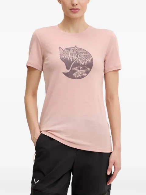 Fjällräven Abisko logo-print short-sleeve T-shirt Pink F84118
