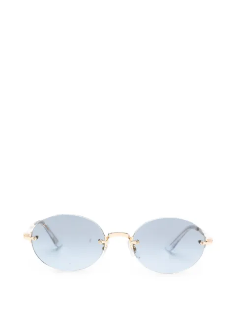 Ray-Ban x A$AP Rocky oval-frame sunglasses Gold 0RB3929